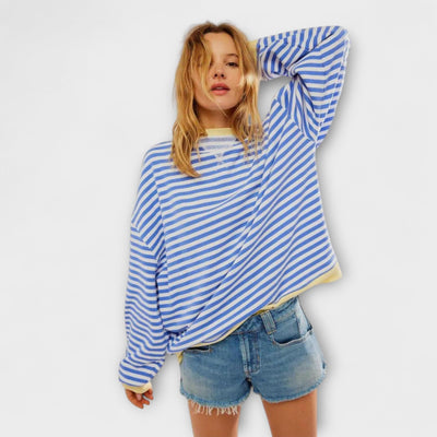 Jessica | Randig oversize-tröja