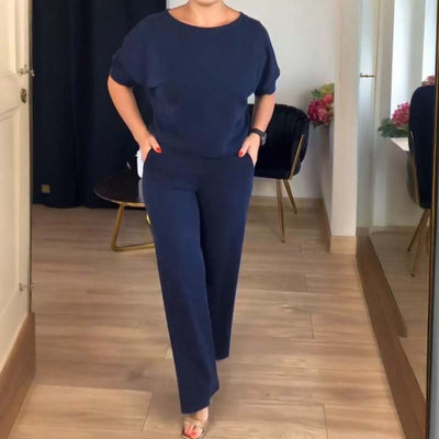 Irene | Elegant tredelad set med lång kofta